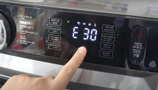 Lỗi E30 máy giặt Midea cách khắc phục hiệu quả.