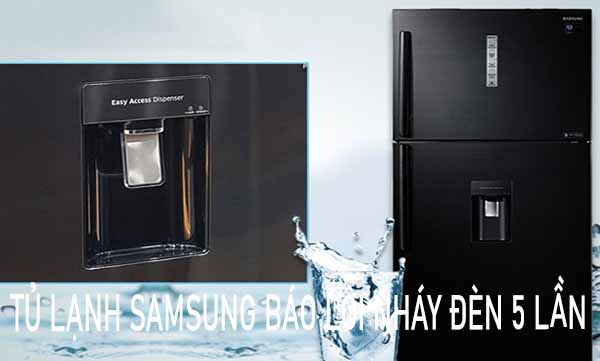 Tủ lạnh Samsung nháy đèn 5 lần cách sửa chuẩn từ a đến z.